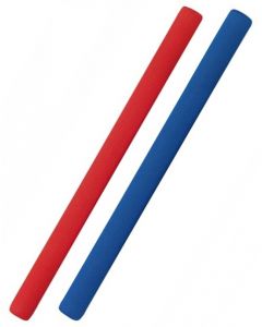 Ju Jitsu Duo Stick rood en blauw