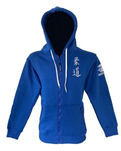 Matsuru Sweater Judo met rits - blauw