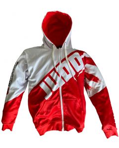 Jacket Judo Sublimatie wit-rood-L
