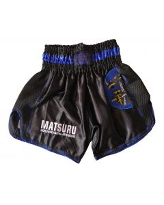 Kickboks Short Matsuru ................. Zwart / Blauw