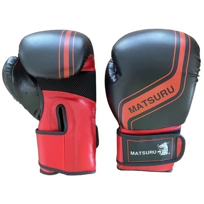 Amateur Bokshandschoenen Zwart/Rood
